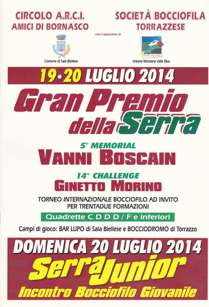 Gran Premio della serra 2014